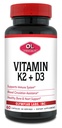 Olympians Labs Vitamine K2 + D3, 60 portions, soutient le système immunitaire, os et soutien cardiaque, 60 capsules véganes