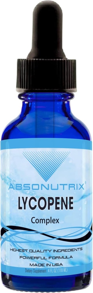 Absonutrix Complexe Lycopène- Flacon de 50 mg 4 Oz, 200 portions hautement Potent, ingrédients purs, tiers testés, absorption rapide, certifié GMP, non OGM, produits sans cruauté, fabriqués aux États-Unis
