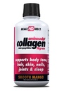 Supplément de collagène sans sucre d'AminoSculpt santé - Protéine de grade médical de haute puissance pour les cheveux, la peau, les ongles et les articulations, gazon, non OGM, collagène liquide - Mangue lisse - 30 Fl Oz