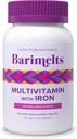 BariMelts Multivitamine bariatrique avec fer, 60 comprimés à dissolution rapide (1 mois d'approvisionnement), vitamine bariatrique sans sucre pour les femmes, saveur de fruits naturels