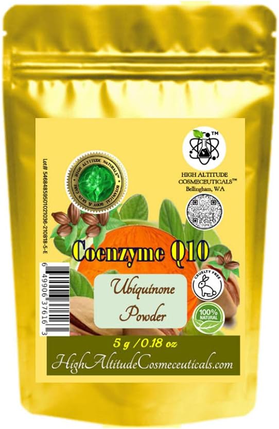 5g Coenzyme Q10 (Ubiquinone, Coq10) Poudre Cosmétiques Antioxydant soin de la peau raffermissant, faire bricolage Sérum visage liquide, crème, lotion, hydratant, resserrer la peau, améliorer les marques stretch apparence