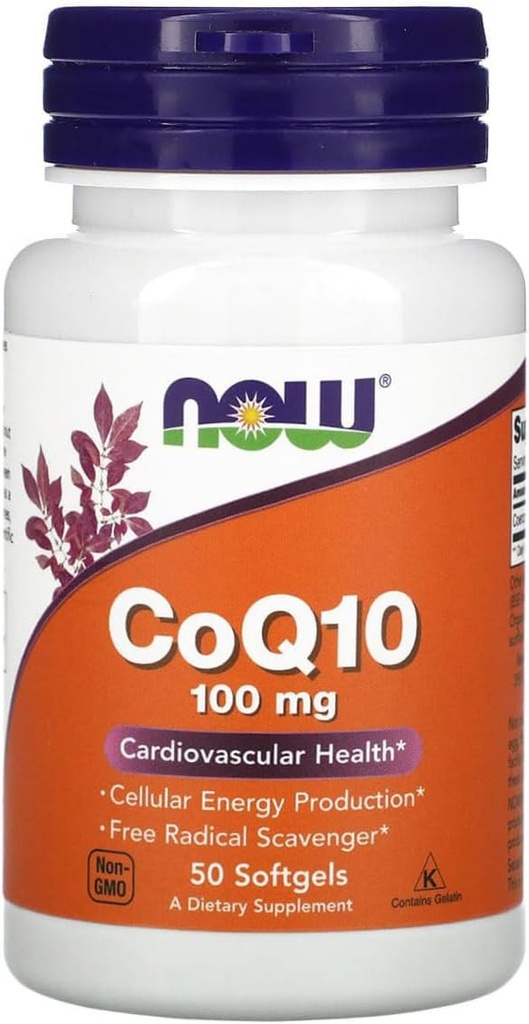 Maintenant aliments - CoQ10 Santé cardiovasculaire 100 mg. - 50 Softgels