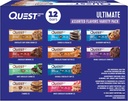 Quest Nutrition Ultimate Variety Pack Protein Bars, High Protein, Low Carb, Sans gluten, Keto Friendly, 12 Compte