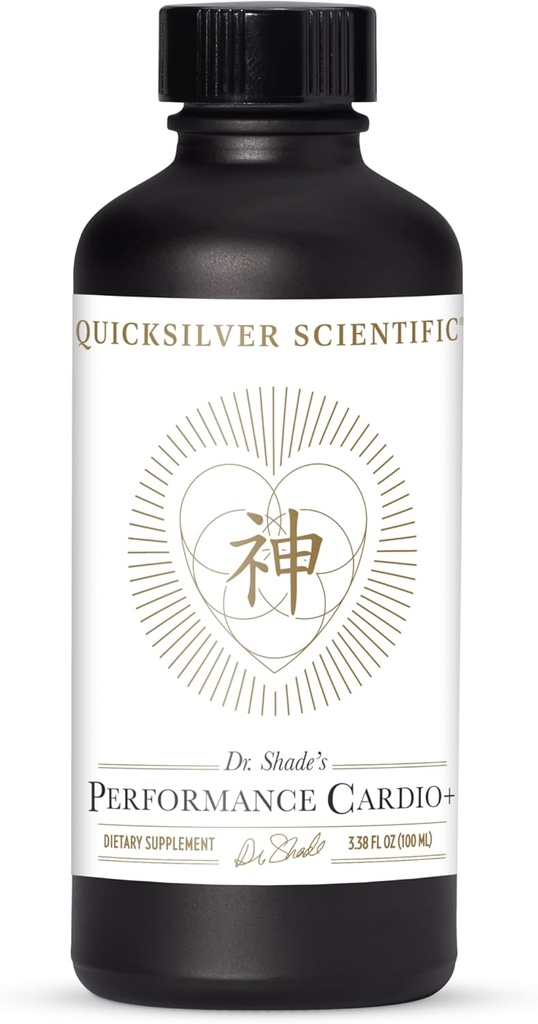 Quicksilver Scientific Performance Cardio+ - Supplément à base de plantes pour soutenir la circulation sanguine et la santé du cerveau - Supplément cardiovasculaire avec Berry Hawthorn + He Shou Wu + Extrait de ginseng (3.38 oz)