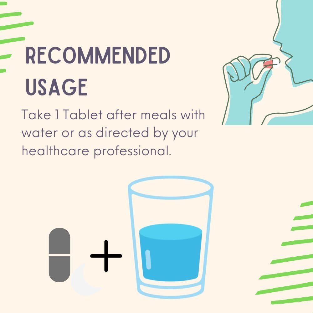 Magnesium Glycinate + Zinc, for Bone, Muscle & Nerve Health,Supports Heart Health -60 Veg Tablets