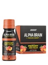 ONNIT Alpha Brain Focus Shot, Peach Flavor, Nootropic Dietary Supplément boisson qui soutient l'énergie, le focus et l'humeur, IGENTM non-OGM testé, 2,5 fl oz, 6 comte