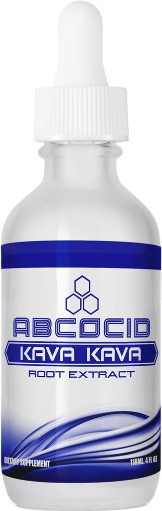 Extrait de racine de kava Kava 490 mg, 4 Oz liquide, 240 portions, Fabriqué aux États-Unis, Absorption rapide, Ingrédients de qualité Potentiels, Troisième partie testée, Non-OGM, GMP certifié, Produits sans cruauté