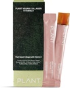 Collagène végétalien avec vitamine D3 (15 bâtons) - Supplément collagène à base végétale, Peptides de collagène à faible teneur moléculaire, soins de la peau coréens. Citrus Yuzu Flavor.