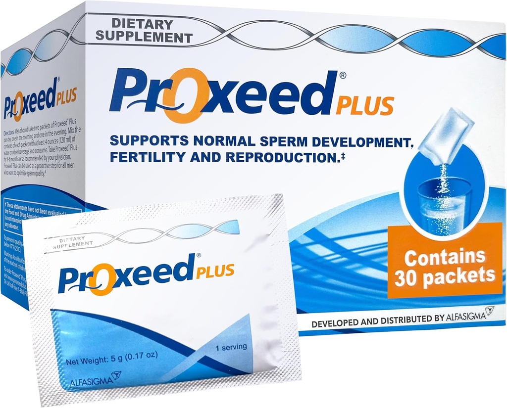 Proxeed Plus - Supplément de fertilité masculine - 30 Compte (paquet de 1)