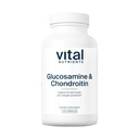 Nutriments vitaux Glucosamine et Chondroïtine -Cartilage sain, mobilité et supplément de soutien conjoint - Gluten, laiterie, sans soja - 120 capsules