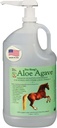 Doc Hoags Aloe Vera+Agave Premium Horse Supplement – Made in USA – Baume d'Udder original – Soutien gastrique naturel pour chevaux et grands animaux – Soulagement du stress et soins de l'ulcère, 128 Fl Oz.
