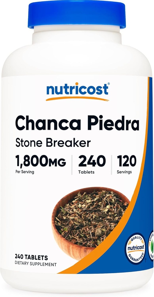 Nutricost Chanca Piedra Extract - Stone Breaker - 240 Tablets, 1800mg Per Serving, 120 Servings Per Bottle