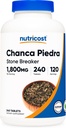 Extrait Nutricost Chanca Piedra - Disjoncteur de pierre - 240 comprimés, 1800mg par portion, 120 portions par bouteille