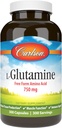 Carlson - L-glutamine, acide amino de forme libre, 750 mg, production de tissus musculaires, 300 capsules