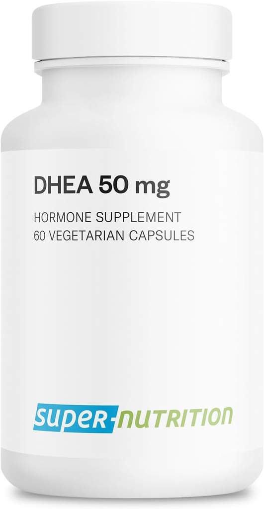 Supersmart DHEA 50mg par jour - Supplément DHEA pour les femmes et les hommes