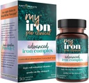 MyIron ProClinical by Purity Products - Fer (Chélelate de bisglycin ferreux) + Vitamine C (PureWay-C) - Doucement sur l'estomac - Absorption contrôlée - Favorise des globules rouges sains - 30 Compte (1)