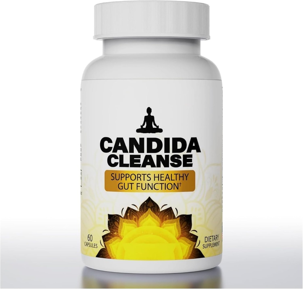 Candida Cleanse- Gut & Colon Support, Probiotique avancé et formule à base de plantes