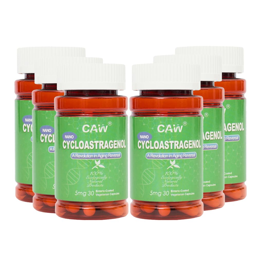 CAW Nano Cycloastragenol 5Mg de télomére Longueur Anti-Aging de l'ADN Santé des cellules de réparation