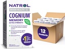 Natrol Standard Cognium Extra Strength, Blanc, 60 Compte (paquet de 12)