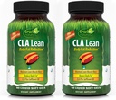 Irwin Naturals CLA Lean Fat Reduction - aide à réduire la graisse corporelle et augmenter le tonus musculaire - 80 liquides doux-gels (paquet de 2)