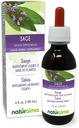 Naturalma Sage (Salvia officinalis) Teinture sans alcool Feuille - 4 fl oz Extrait liquide dans les gouttes - Supplément à base de plantes - Vegan