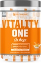 NutraOne VitalitéOne On The Go Multivitamine complète, Probiotique et Enzyme Crème Orange – 30 portions