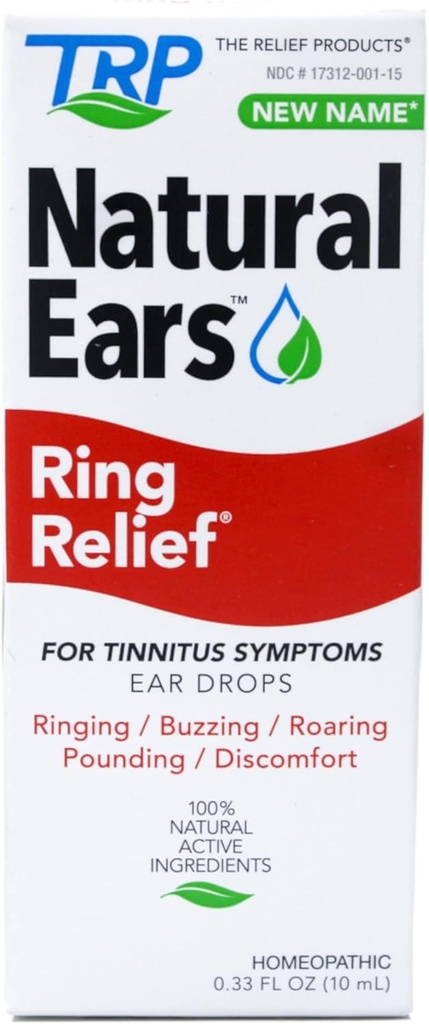 Drops d'oreille TRP - Relief de l'anneau - .33 oz