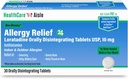 HealthCareAisle Allergy Relief - Loratadine 10 mg Orally Disintegrating Tablets USP - 30 Tablets - Original Prescription Strength ​ Allergy Medication, 24-Hour Relief​