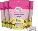 Sweetie Pie Organics® Matin Maladie Nausées Relief Drops, Ginger, 4 oz, 4 Pack