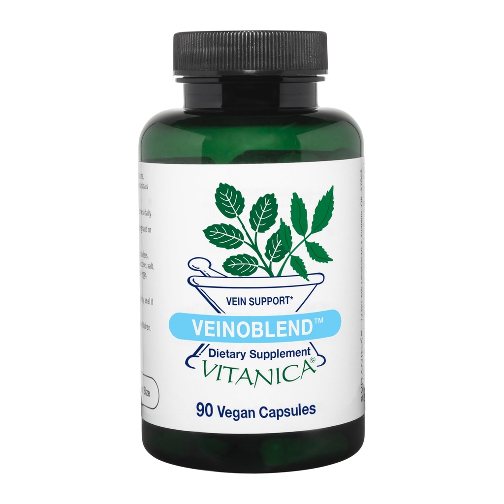 Vitanica, VeinoBlend, Vein Support, Végétalien, 90 Capsules