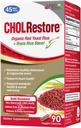 LABO Nutrition CHOLRestore – Riz de levure rouge avec supplément de Phytostérol pour la santé, soutient des niveaux sains de cholestérol, de citrine, d'aflatoxine et de soja, 90 capsules végétariennes