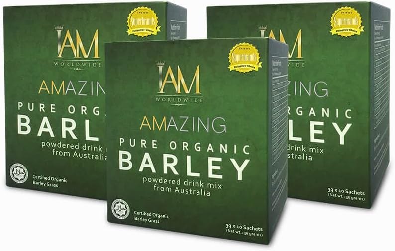 IAM Amazing Pure Barley Powdered Drink Mix de Australie-3 boîtes