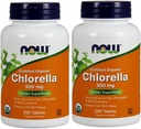 Nourriture Chlorella 500 mg, 200 comprimés (paquet de 2)