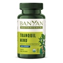 Banyan Botanicals Tranquil Mind – Supplément biologique avec Guduchi, Gotu Kola & Skullcap – soutient l'anxiété occasionnelle et favorise un sentiment de calme * – 90 comprimés – Vegan non-OGM source durable