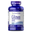 Puritan's Pride Premium Chelate Calcium Magnesium Zinc avec Bone-ActiveTM, complément alimentaire pour la santé osseuse et le soutien de la fonction immunitaire, 250 Caplets enduits