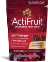 Thérapie enzymatique Acticfruit supplément de canneberge avec Cran-max, 500 mg, 20 Chews doux, boîtes (paquet de 2)