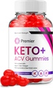 Premier Keto ACV Gummies - Formule Avancée Première Keto Plus ACV Gummies Cider de pomme Vinegar Premier ACV Dietary Supplément Avis Hommes Femmes (60 Gummies)