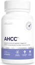 Supplément AHCC - Force maximale - Extrait de soutien immunitaire naturel - Maintien de l'activité des cellules tueuses naturelles - 20+ Études de recherche humaine - 60 Capsules de Veggie (1 Pack)
