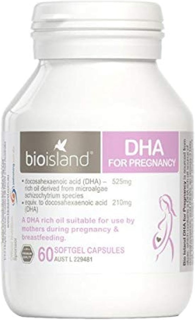 Bioisland DHA pour la grossesse 60 gélules