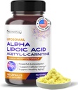 Alpha acide lipoïque acétyl-L-carnitine - support nettoyage de la vésicule, santé urinaire - 180 jours d'approvisionnement - Fabriqué aux États-Unis