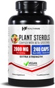 Stérols de plantes de santé Capsules 2000mg de 240 Capsules de végétaliens Beta Sitostérol & Complexe de phytostérol