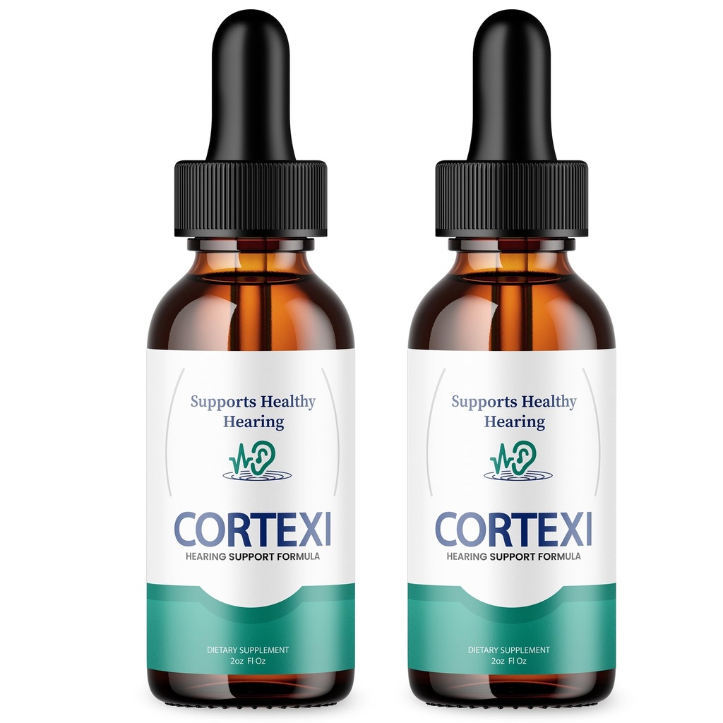 (officiel) Traitement de l'acouphène Cortexi Soutien auditif avec le chrome, les graines de raisin, Astragalus, racine de maca - Cortexi Soutien auditif gouttes Supplément traitement de l'acouphène Cortexi pour les oreilles annelées (4oz)