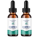 (officiel) Traitement de l'acouphène Cortexi Soutien auditif avec le chrome, les graines de raisin, Astragalus, racine de maca - Cortexi Soutien auditif gouttes Supplément traitement de l'acouphène Cortexi pour les oreilles annelées (4oz)