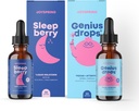 JoySpring Genius Drops Cerveau Supplément et SleepBerry Melatonin pour les enfants
