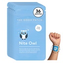 Le bon Patch Nite Owl Patch, soutien naturel pour le lit pour les enfants avec Tart Cherry, Camomile, et Skullcap, Plant Powered, Sustained Release (36 Patches totales)