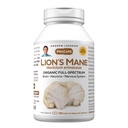 ANDREW LESSMAN Lions 360 Capsules de Mane - Bio Full Spectrum Lions Extrait de champignons de la Mane - Soutient la santé du cerveau, de la cognition et du système nerveux - Aucun additif.
