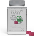SmartyPants Kids Mineral Chews: Citrate de magnésium et supplément de calcium avec vitamine D3, vitamine C, K2, zinc et sélénium pour le soutien immunitaire, 60 comtes (30 jours d'approvisionnement)