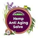 Salve de chanvre - Baume hydratant pour la peau, tous ingrédients naturels - Aloe Vera, huile de coco, hanches de rose, et plus, 1,7oz (6000 mg)