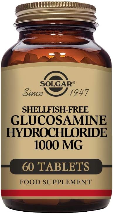 Glucosamine de Solgar Comprimés Hydrocloride, 1000 mg, 60 Nombre